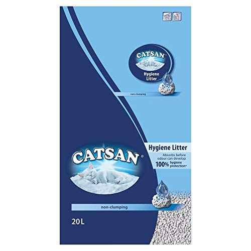 Catsan Hygiene Plus – Weiße Hygienestreu mit Extra-Mineralschutz