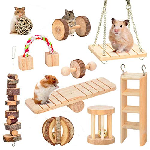 Hamster-Kauspielzeug, natürliches Holz